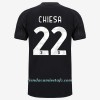 Camiseta de fútbol Juventus Federico Chiesa 22 Segunda Equipación 2021/22 - Hombre